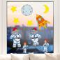 Preview: Fenstersticker Benjamin Blümchen und Otto als Astronaut