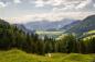 Preview: Fototapete Alpenpanorama in Nordtirol in Österreich