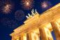 Preview: Fototapete Feuerwerk am Brandenburger Tor in Berlin