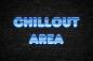 Preview: Fototapete Chillout Area Neon Sign