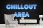 Preview: Fototapete Chillout Area Neon Sign