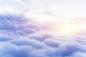 Preview: Himmel Fototapete über den Wolken in Violett