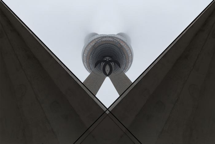 Fototapete Artwork vom Fernsehturm von Berlin