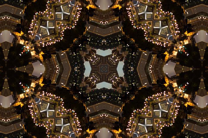 Fototapete Kaleidoskop-Design