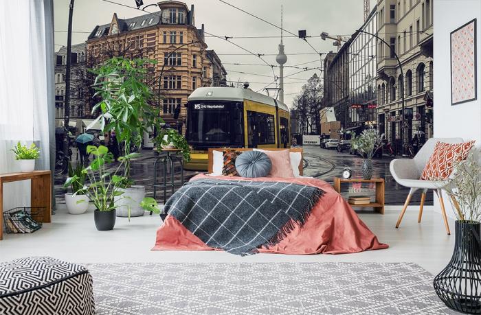 Fototapete Tram in Berlin