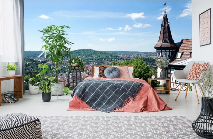 Fototapete Panorama von Stuttgart