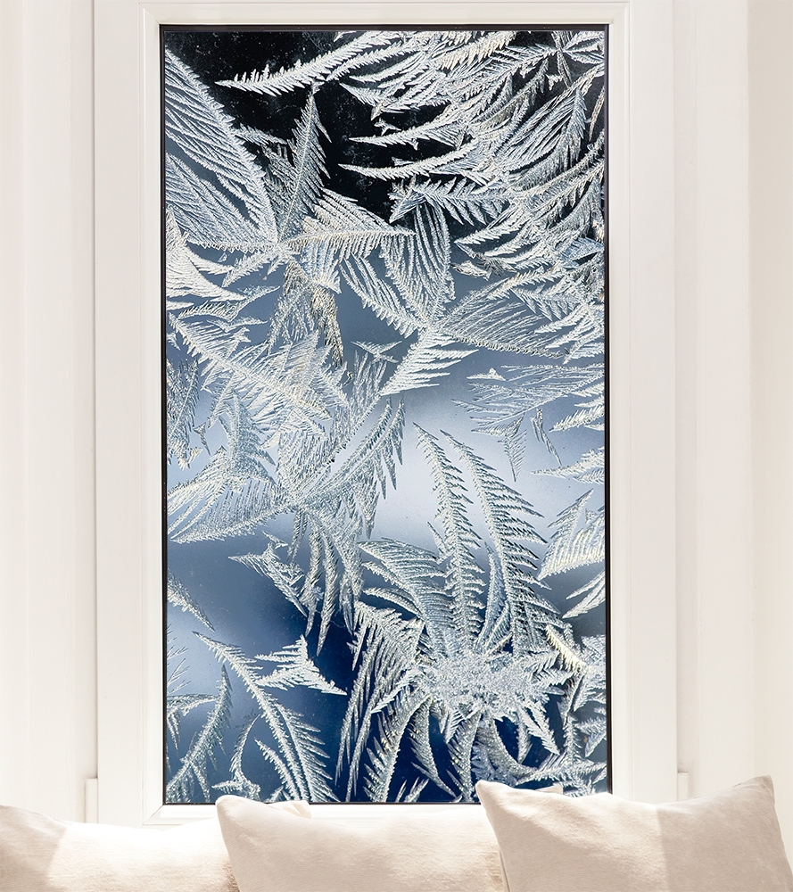 Fensterfolie Eiskristalle im Winter I kaufen Online