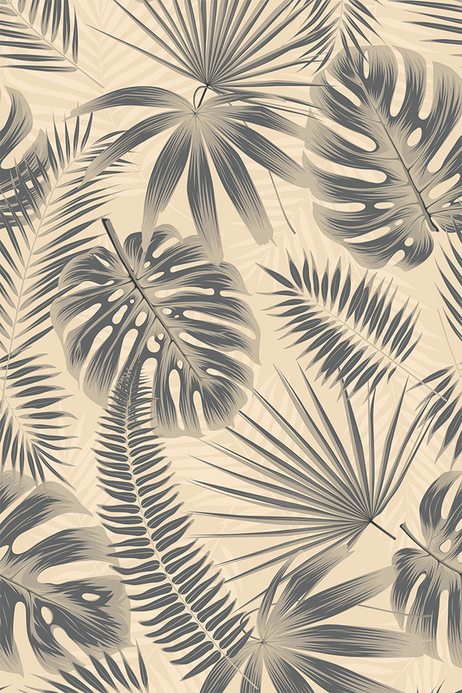 Fensterfolie tropische Blätter I Online kaufen