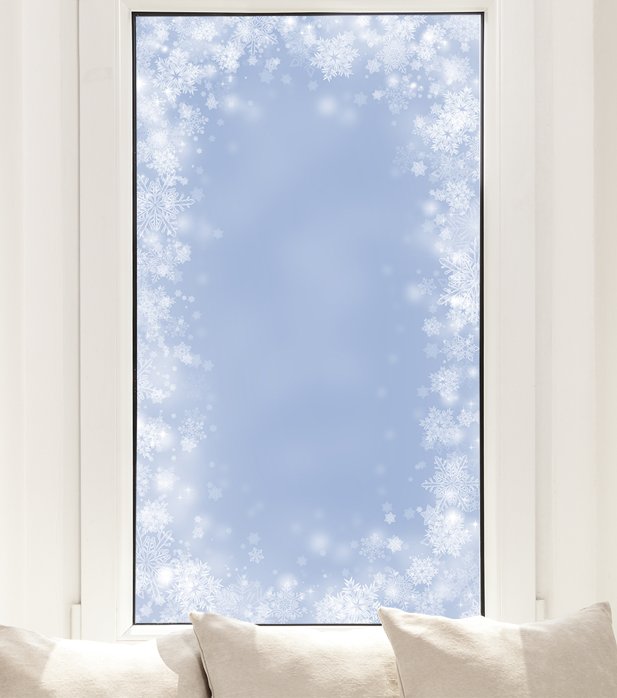 I Eiskristalle Winter im Online bestellen! Fensterfolie
