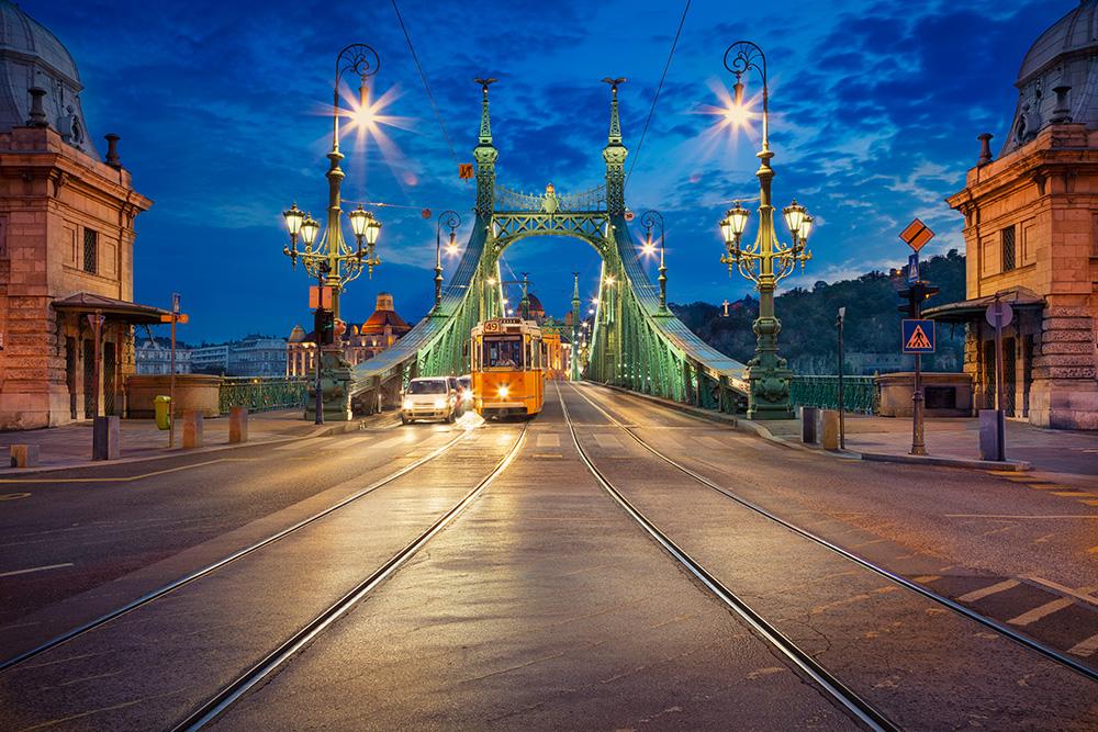 Fototapete Freiheitsbrücke in Budapest