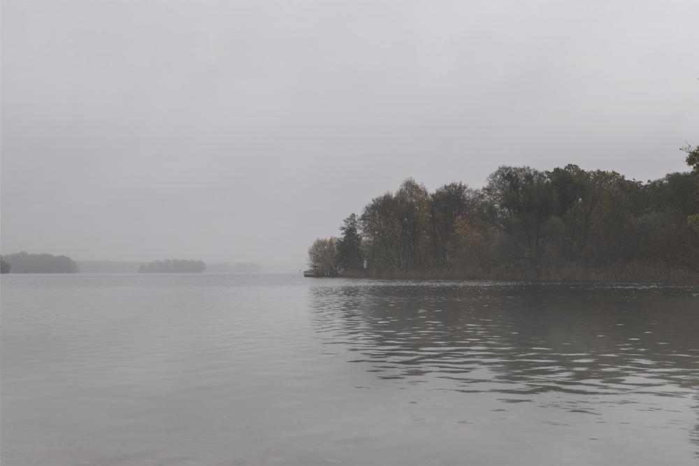 Fototapete Halbinsel im Nebel