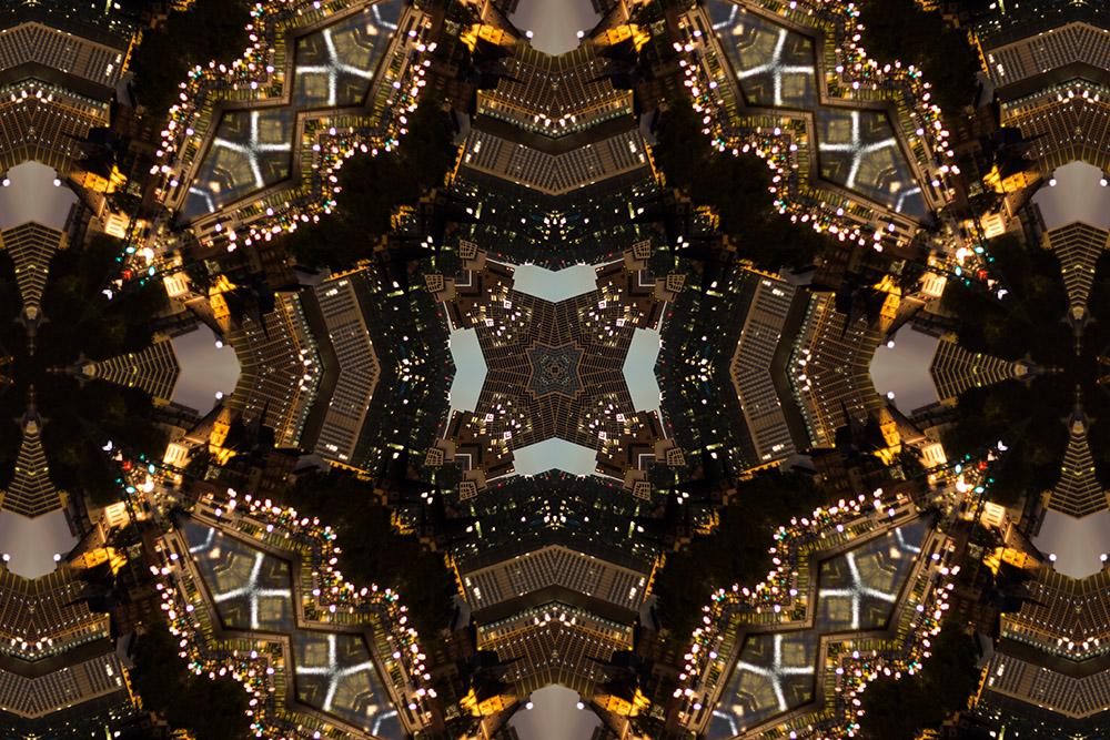 Fototapete Kaleidoskop-Design