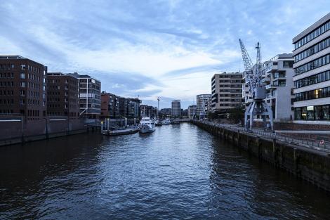 Fototapete Hamburger Hafen