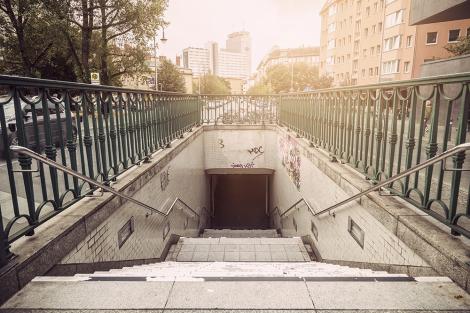 Fototapete U-Bahn Berlin