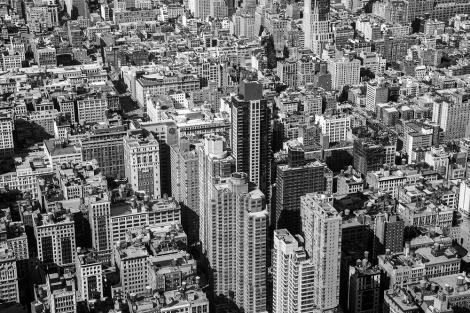 Fototapete Wolkenkratzer New York