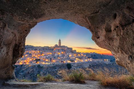 Fototapete Matera in Italien