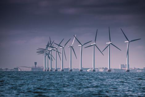 Fototapete Windräder an der Ostsee